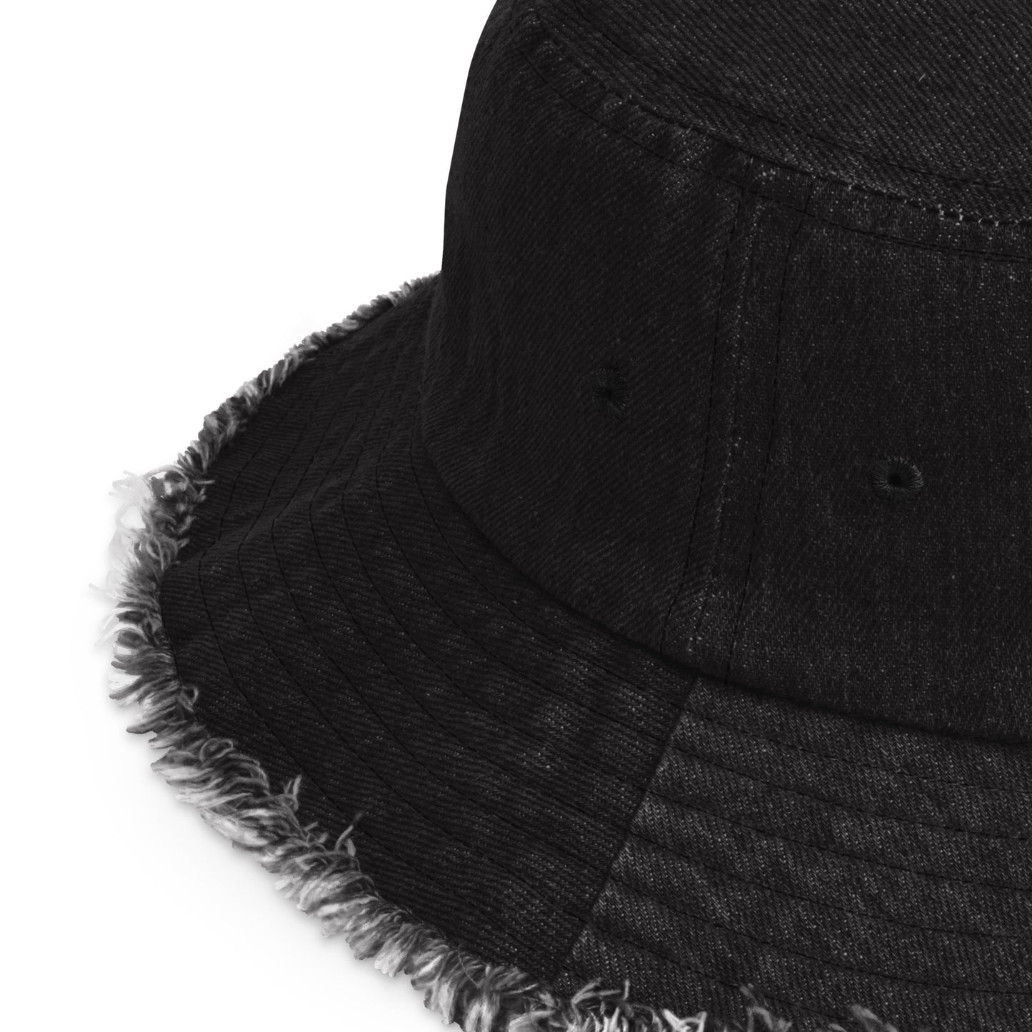 WILD™ in Tahoe Distressed denim bucket hat