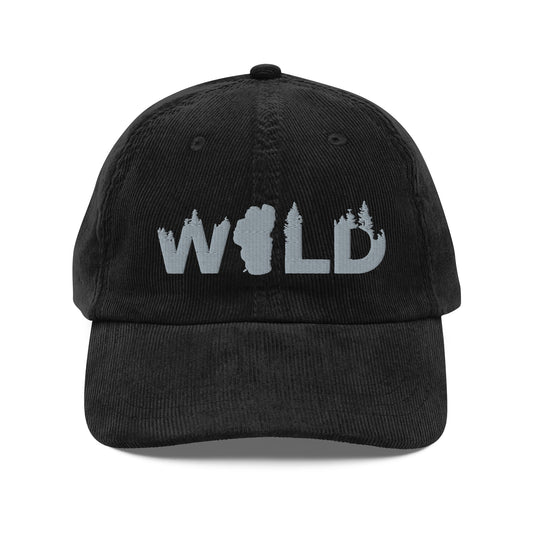 WILD in Tahoe™ Vintage corduroy cap